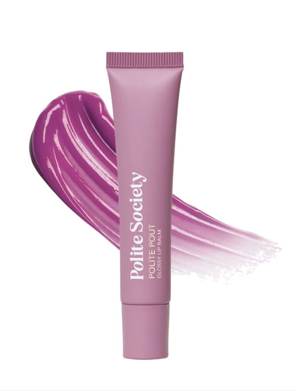 Polite Society Polite Pout Glossy Lip Balm: Bumbleberry, 15g (Full Size), NIB